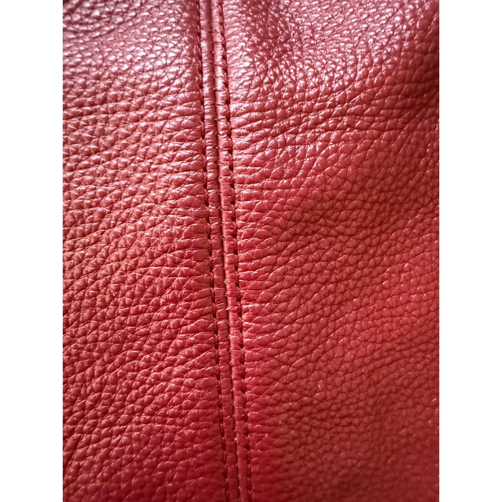Coach Park Red Pebble Leather Hobo Shoulder Bag Purse Handbag F23293 - Picture 16 of 16